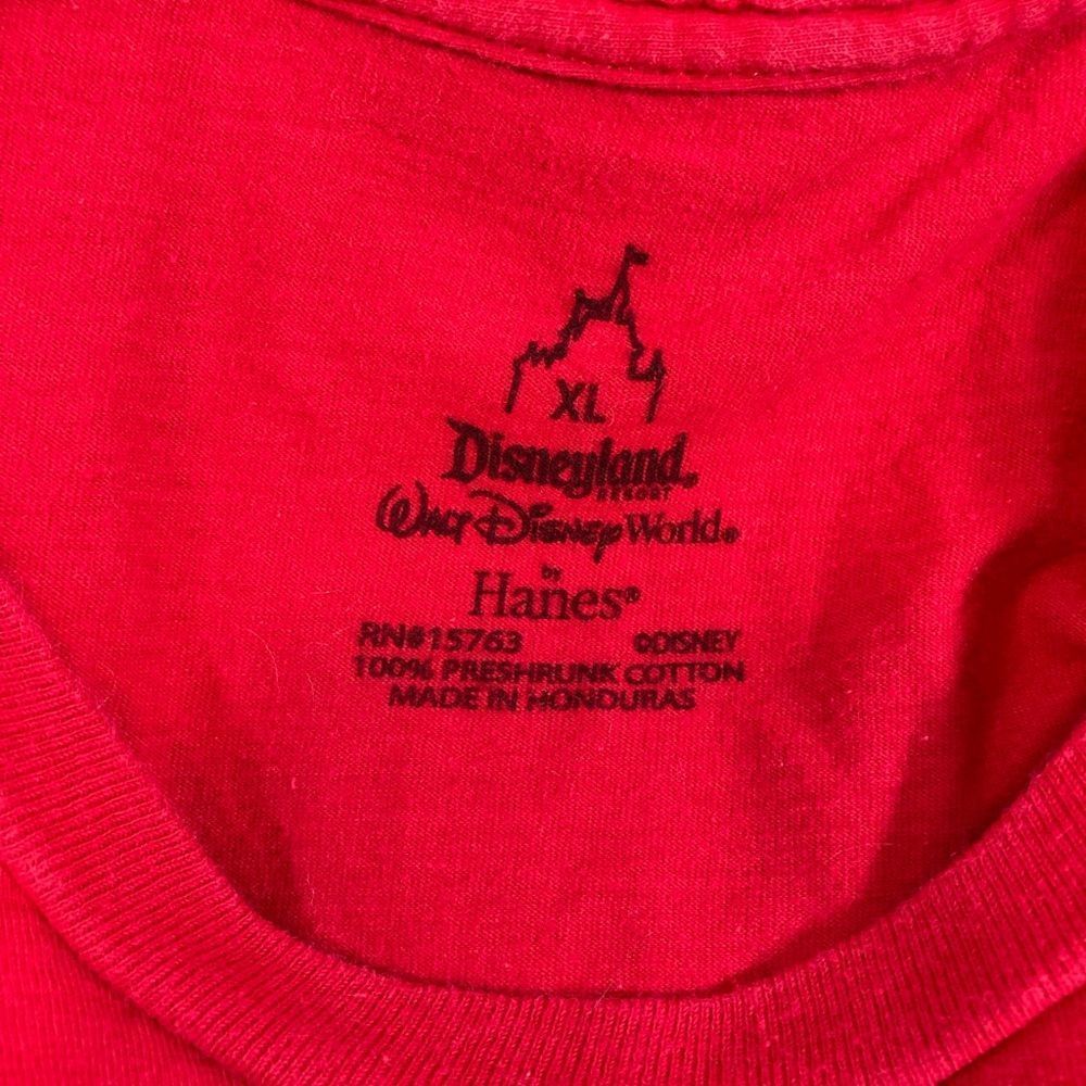 Walt Disney World Parks Patriotic Mickey Mouse T Shirt XL Red Flag Biker USA - Picture 4 of 6
